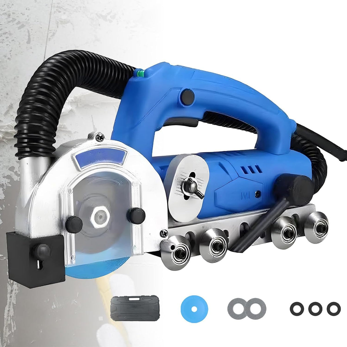 GwlThixion Fliesenschneider, 850 W/1200 W, Grau, Elektrisches Fugenreinigungsgerät, automatische Fugenreinigungsmaschine mit 9000 U/min Bürste