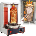 JIANGYUXINLI Gasgrill, 300 x 300 x 490 mm, 2400 W, 9 kg, Edelstahl, Silber, Gewerblicher Döner Drehgrill, Elektrischer Gyros Vertikalgrill