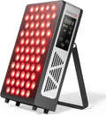 FliKEZE Infrarottherapie, Schwarz, Rotlichttherapie-Panel Lampe, 60 LEDs Rotlicht, für Familie und Sport, Infrarotlampe 460