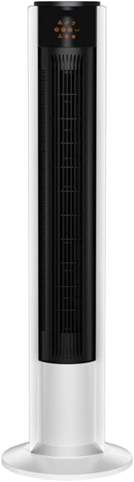 OUPAI Turmventilator, 40 W, Weiß, Ventilatoren, leise 3-Gang-Oszillationsfunktion mit LED-Anzeige, Fernbedienung und programmiertem 7-Stunden-Timer ，