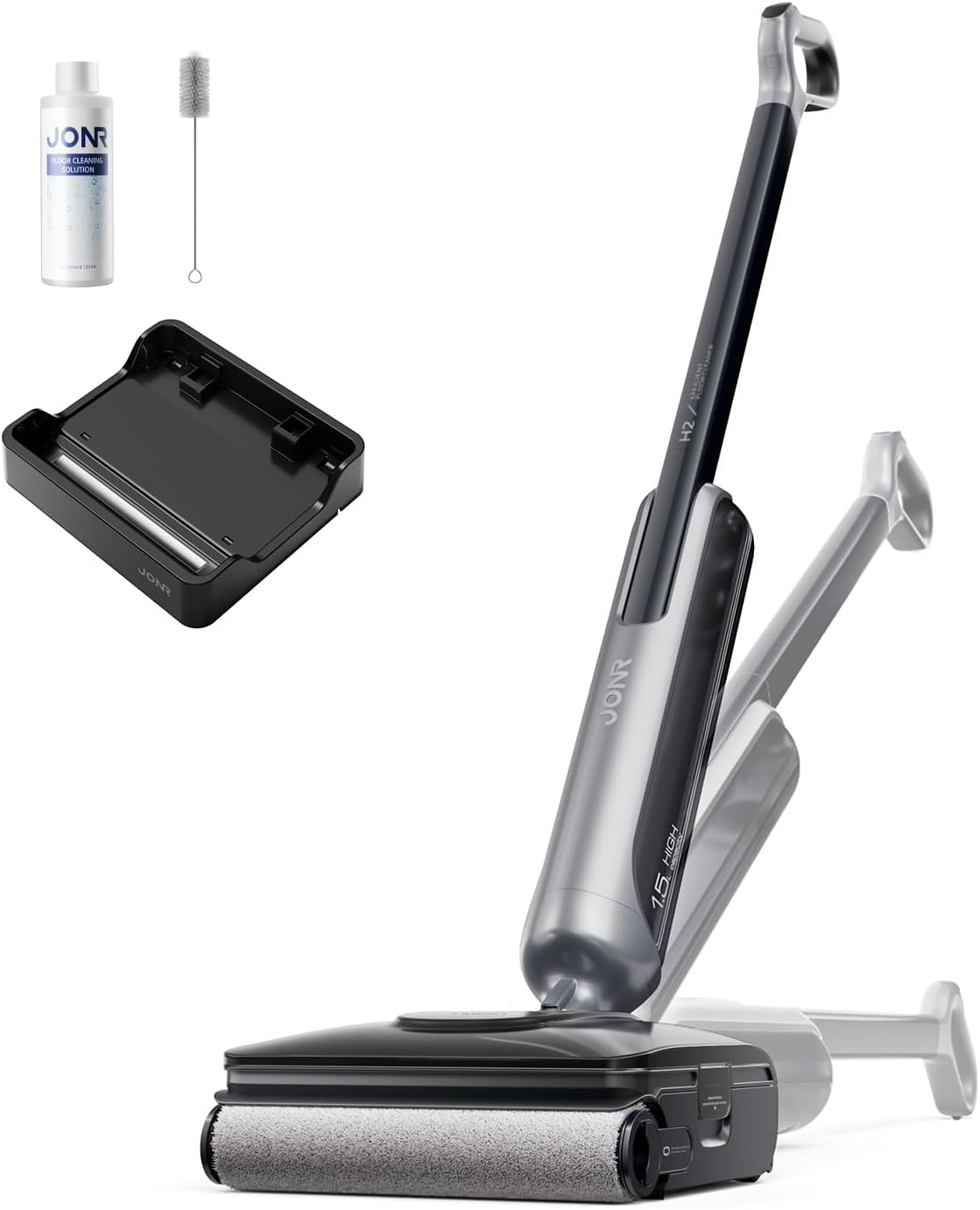 JONR Nass-,Trockensauger für Werkstätten, Schwarz, H2 Nass Trockensauger, 20000 Pa, Innovatives Geruchsfreies Design