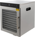 HUOMMGS Dörrautomaten, ca. 45-55 dB, 36 L/9.5gal, 800 W, 220 V, Edelstahl 304, Edelstahl 201, Kunststoff, Silber