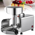 ByBoDi Elektrische Getreidemühlen, 160 kg, 450 W, Silber, Elektrische Tomatenpresse, Profiqualität, Tomatenmühle aus Edelstahl
