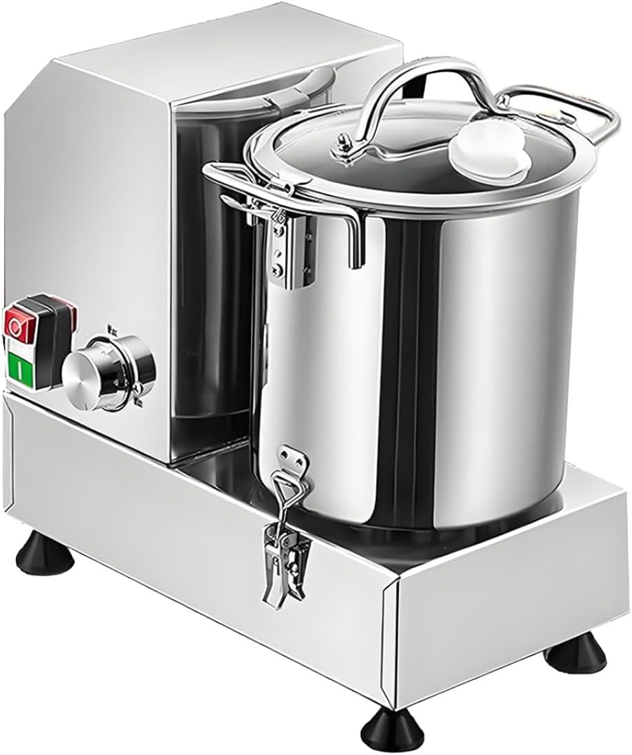 MazmornFly Fleischwölfe, 1200 W/1800 W/1800 W, 6 l/9 l/15 l, 9 L, Edelstahl 304, Silber