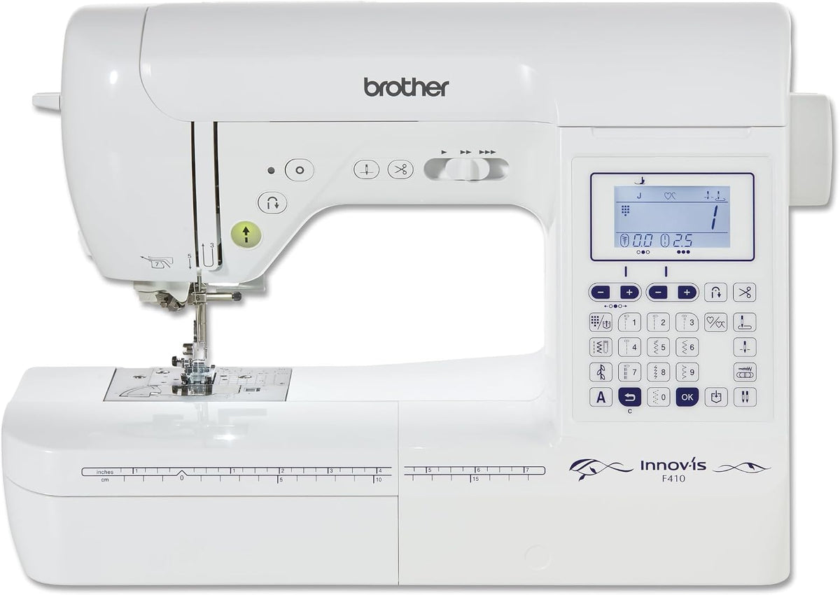 Brother Elektronisch gesteuerte Nähmaschinen, Weiß, Innovis F410 Nähmaschine