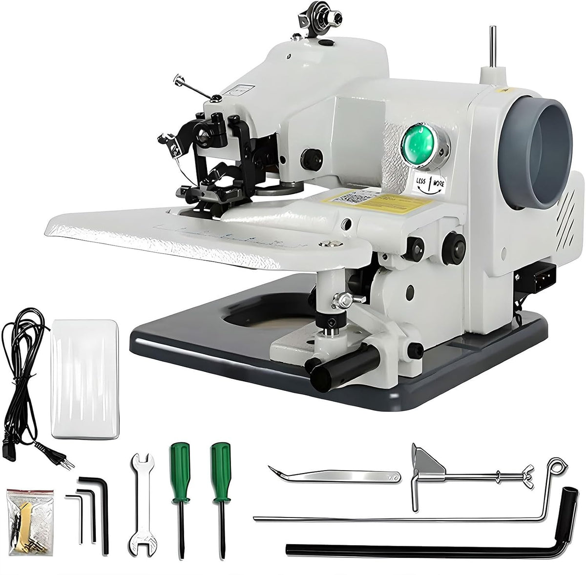YXYLJOZ Blindstichmaschine, 8 mm, Schwarz, Tragbare Blindstich-Saummaschine, Näh- und Stickmaschine mit Einer maximalen Geschwindigkeit