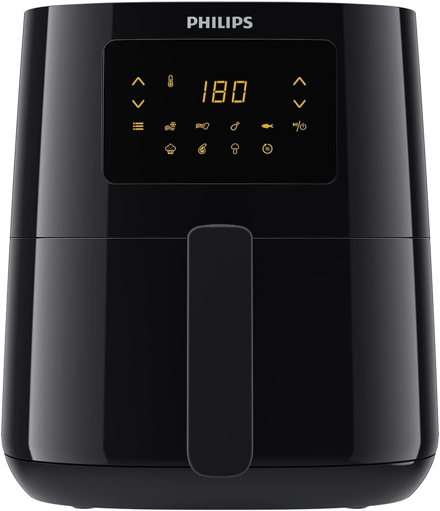 PHILIPS Heissluftfritteuse, 0.8Kg, 4.1 L, Schwarz, Airfryer 3000 Serie L, 13-in-1 Heißluftfritteuse, 90% Weniger Fett Mit Rapid Air Technologie