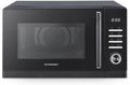 Schneider Mikrowelle, 28,8 cm, 900 W, 25 L, Schwarz/Silber, mit Grill, Elektronische Steuerung, Drehteller, 8 Automatikprogramme