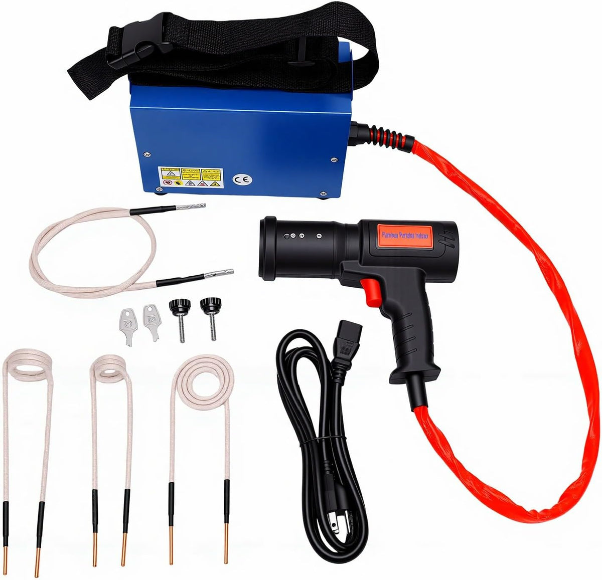 Jeffergarden Heizelemente, 1500 W, Schwarz, Magnet-Induktionsheizer 25 Sekunden Schnellheizung
