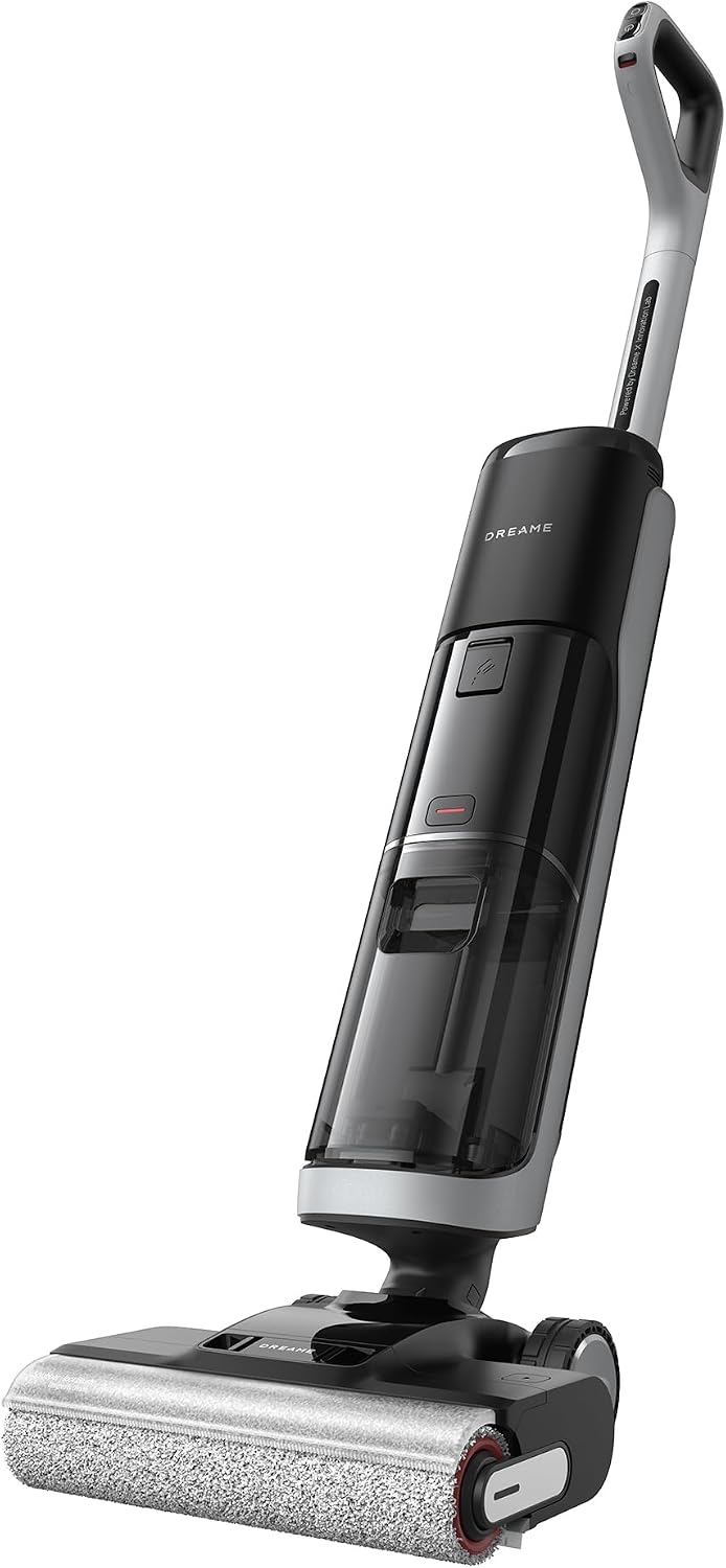 dreame Nass-,Trockensauger für Werkstätten, Grau, H14 Pro Nass- und Trockensauger, 180° Lie-Flat, 60 °C Bürstenpflege
