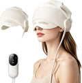 Ailovrix Kopfmassage, Schwarz, Elektrisches gerät für Kopfschmerzen, Augenmassagegerät mit Wärme, 6-Zonen Kneten für Schläfen & Stirn