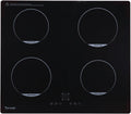 TOPWISH Kochfeld, 60 cm, 7200 W, Schwarz, Induktions 4 platten, Induktionsherd einbau