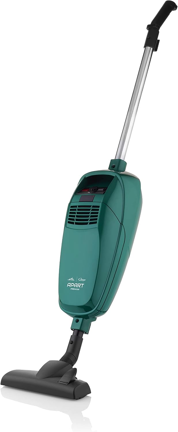 ETA Staubsauger, Schwarz, Omega Hand Apart Premium mit Beutel, Kabel, Turbo-Bürste, Parkett-Bürste und Polsterdüse für Tierhaare