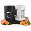 Béaba Universal-Küchenmaschinen, Silber/Schwarz, Babycook Néo, 6-in-1 Babynahrungszubereiter, Mixer & Dampfgarer