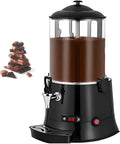 GTHTUHFD USB-Getränkewärmer, 10 L, Schwarz, Gewerbliche Heißschokoladenmaschine, Temperaturregelung Von 86 Bis 194 °F