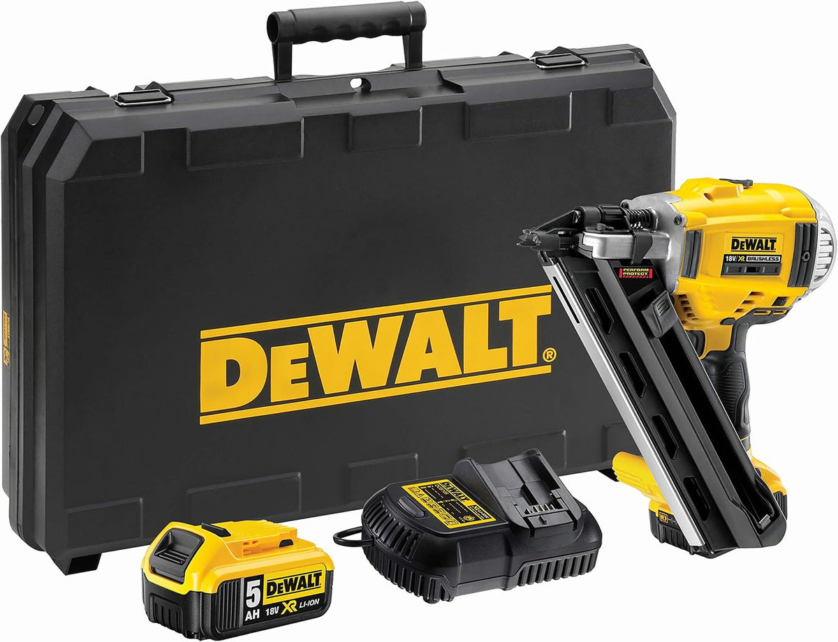 DEWALT Elektrowerkzeug, 18 V, 5 Ah, Schwarz, Akku-Nagler /, DCN692P2-QW