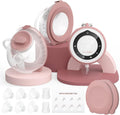 Momcozy Brustpumpen, 24 mm, Schwarz, V1 Pro Milchpumpe Elektrisch, Tragbare Doppelmilchpumpe