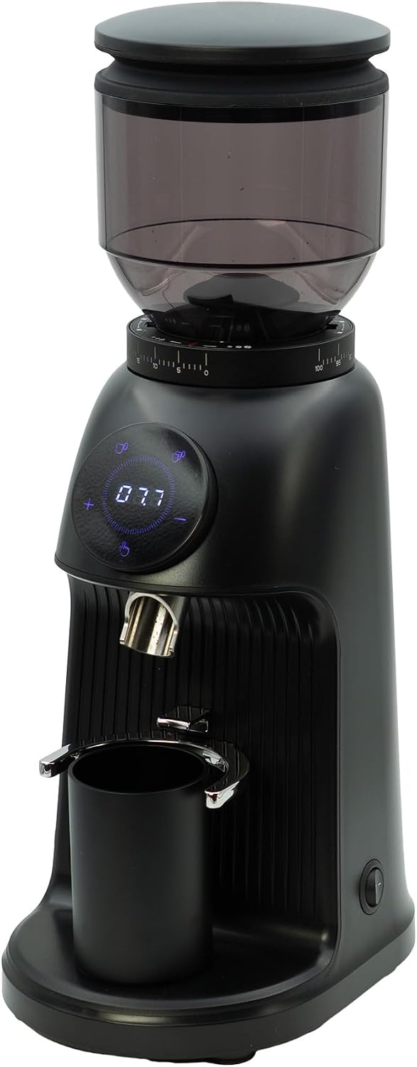 MiiCoffee Kaffeemaschine, Schwarz, GF64 Kaffeemühle
