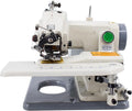 LBMED Blindstichmaschine, 8 Mm, Schwarz, Blindstich-Nähmaschine, Tragbare Mit Stichrad, 1:1- Und 2:1-Sprungstichfunktion