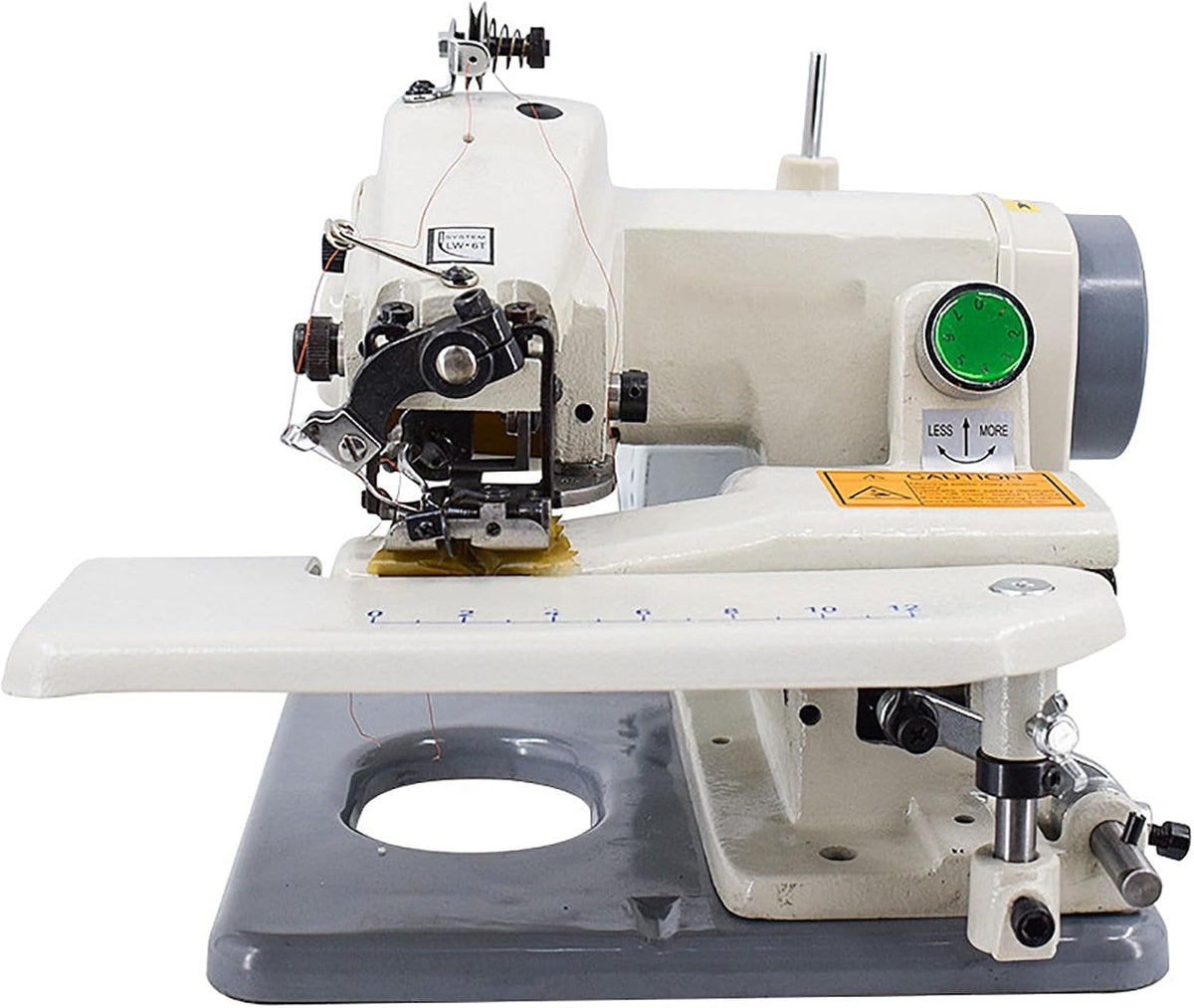 LBMED Blindstichmaschine, 8 Mm, Schwarz, Blindstich-Nähmaschine, Tragbare Mit Stichrad, 1:1- Und 2:1-Sprungstichfunktion