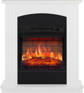 ArtiFlame Elektrokamin, 1,8 kW, Transparent, Collins AF18B freistehend, Panorama-Glasfront