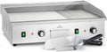 Klarstein Elektrogrill, 200 W, Silber, Tischgrill mit LED-Anzeige, für Balkon & Indoor, Edelstahl Elektro Grill