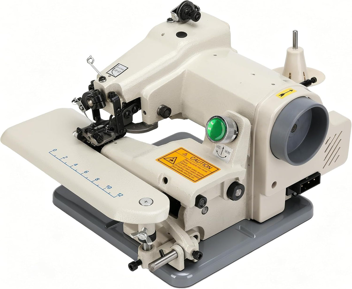 LLNC Overlock-Nähmaschinen, 110 V, Schwarz, Tragbare Blindstich-Nähmaschine, 1200 SPM Hochgeschwindigkeit, für Kleidungsänderungen und Säumen