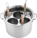 Pastatopf Kochfeld, Silber, Kochtöpfe, Mehrzwecktöpfe, Edelstahl mit Siebeinsatz, Suppentopf mit Dämpfeinsatz, Pastakocher-Set mit Deckel