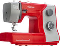 VERITAS Einfache Nähmaschinen, Rot/Grau, Nähmaschine Power Stitch 17 I Mechanische Nähmaschine I 17