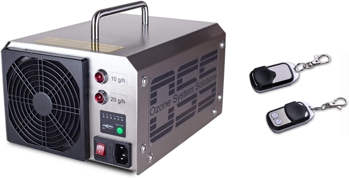 OSS Ozone System Solutions Powerstation, Schwarz, Thirty O³ Plus UV Ozongenerator
