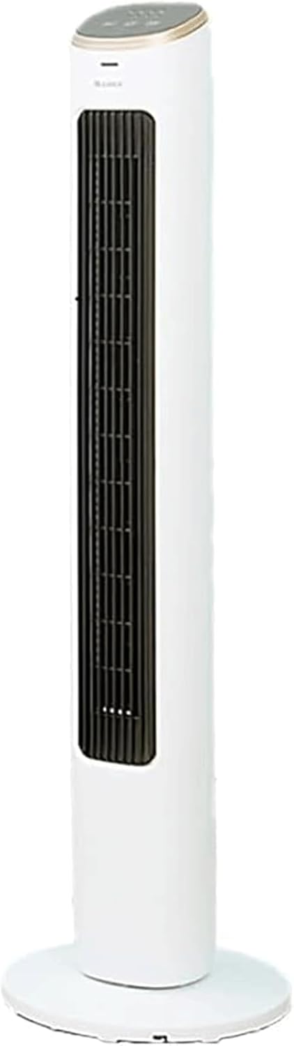 HPTHLY Turmventilator, Weiß, für zu Hause mit 3 Geschwindigkeitseinstellungen, oszillierender Ventilator von 80 ° für zu Hause / Büro