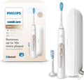 PHILIPS Schall, Weiß/Gold, Sonicare ExpertClean 7500 elektrische Zahnbürste, zahnbürste mit App, 4 Putzmodi und 3 Intensitätsstufen
