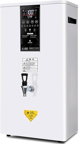 Generisch Heißwasserspender, 3000 W, 50 L, Silber, Instant Hot Water Dispenser, Handelskessel mit Smart LCD Panel