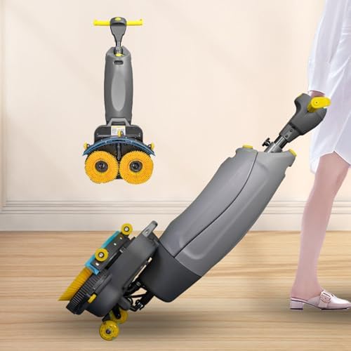 Handkehrmaschine Waschmaschine, Schwarz, 3-in-1 - Bürsten, Waschen, Föhnen, 360° drehbar, einstellbare Geschwindigkeit