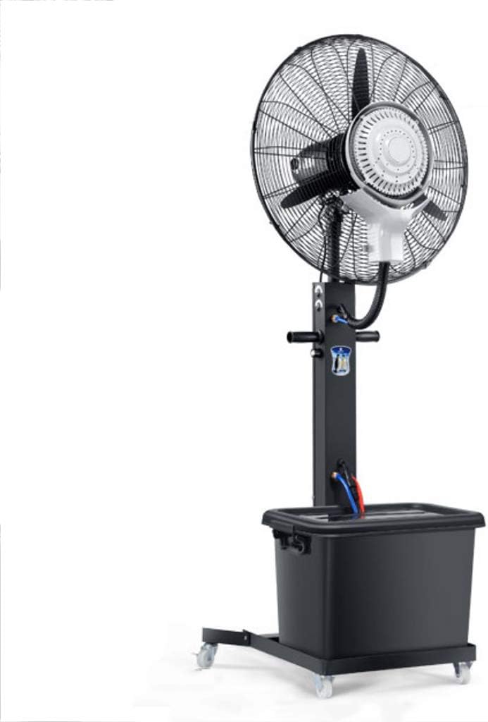 AYCDL Standventilatoren, Weiß, Robuster Nebel-Standventilator, leistungsstarker Standfuß, Kupfer-Motorventilator