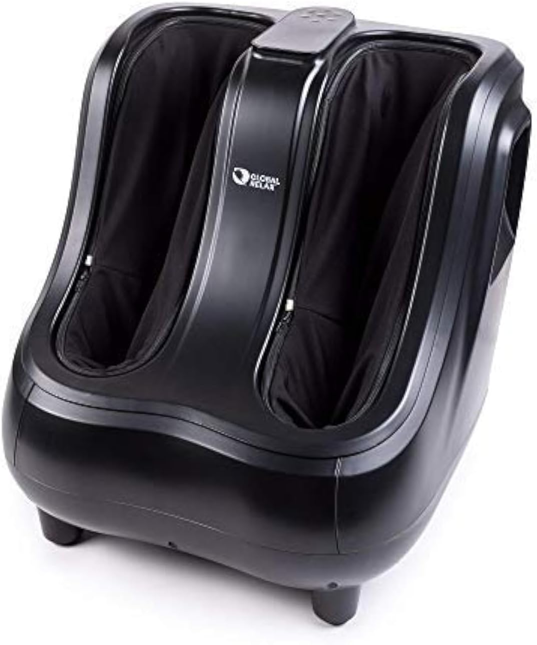 GLOBAL RELAX Fußmassagegeräte, Schwarz, VITALZEN PRO Fuß- und Beinmassagegerät, I Massage mit Drucktherapie I Kompression I Wärme