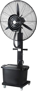 YDIJFLL Standventilatoren, 260 W / 350 W, 260 W, 71 cm, 42 L, Weiß, Ventilator mit Wasser, Nebel, Profi-Außen-Standventilator mit Sprühnebelfunktion