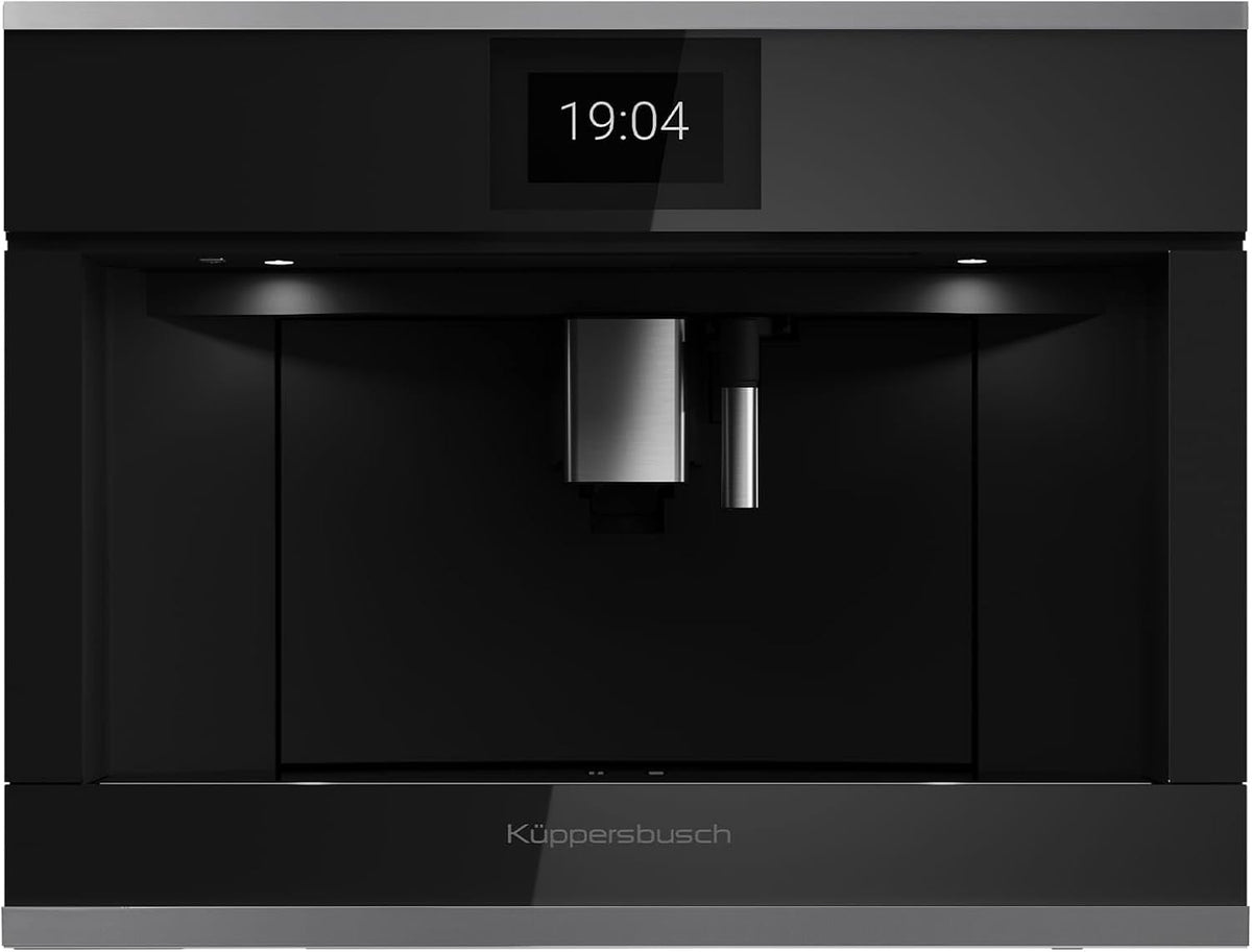 Küppersbusch Kaffeevollautomat, Schwarz/Silber, CKV 6800.0 S3 K-Series.8 Einbau- Schwarz/Silver Chrome