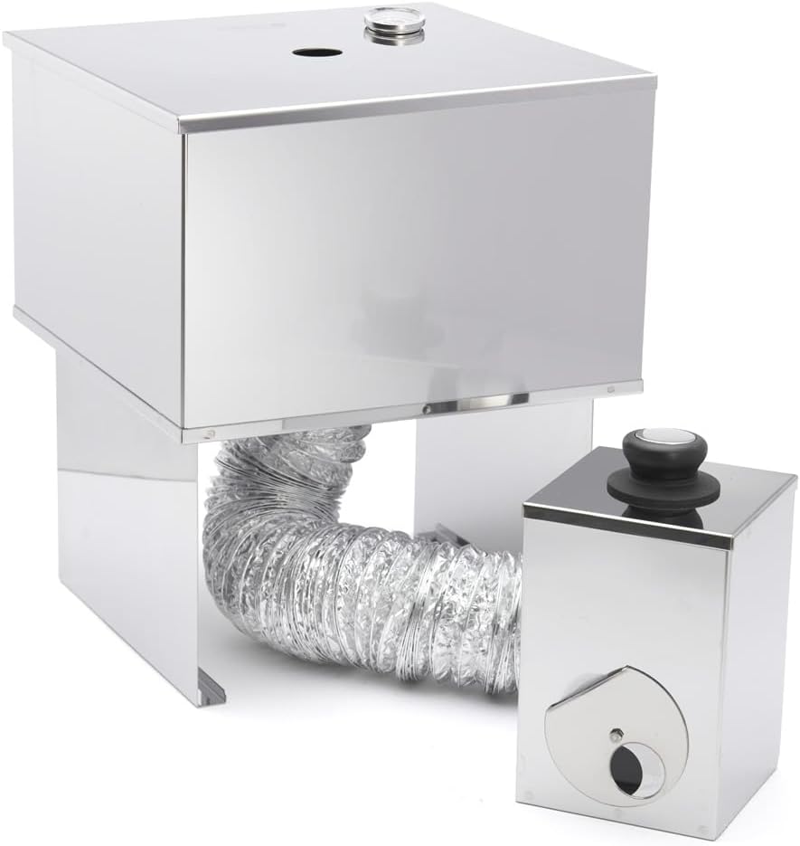 DE BUYER Heizelemente, Silber, 3441.00, Das Räucherofen Edelstahl komplett