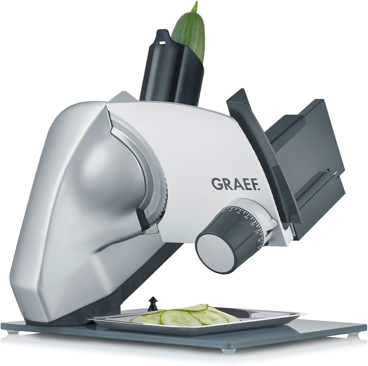 GRAEF. Schlitten, Silber, Allesschneider S52200