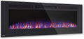 Napoleon Elektrokamin, 152 cm, Schwarz, Allure Phantom 60 - Premium Fire, Kamin mit heizung und LED flammeneffekt