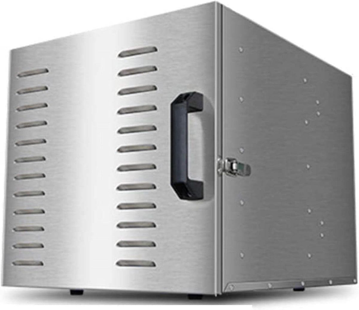 BTURYT Dörrautomaten, 360 W, Silber, 6 Tabletts für den gewerblichen Gebrauch aus rostfreiem, Edelstahl-Tabletts