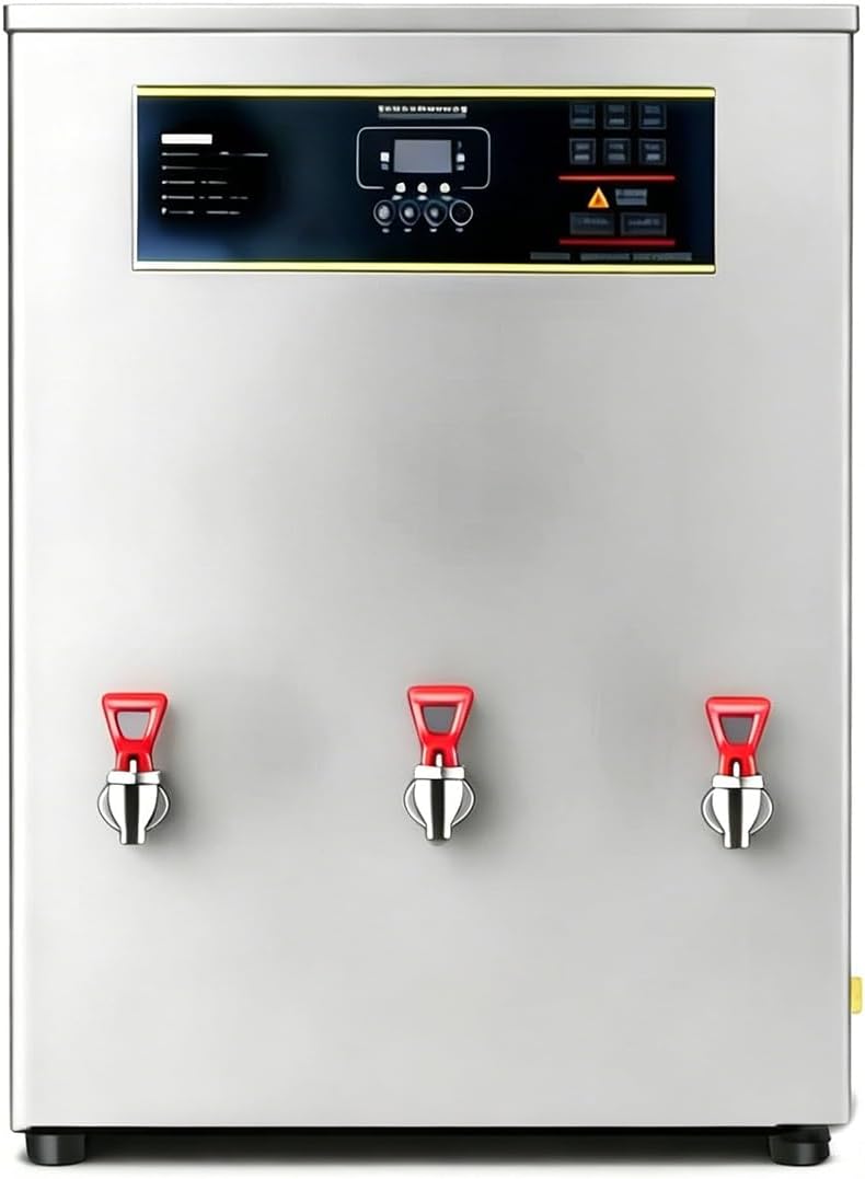 zhenmaster Heißwasserspender, 85 l, Silber, Gewerblicher Heißwasserbereiter für Gastronomie, einstellbarer (40