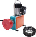 MIIWWOWO Rohrreinigungswellen, 1000 W, Eisen, Schwarz, Rohrreinigungsmaschine Kanalreinigungsmaschine, Abfluss Reinigen Gerät für Innenräumen