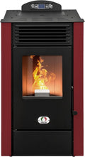 STUFE A PELLET ITALIA Pelletheizungen, 10 KW, Schwarz, Alaska WiFi