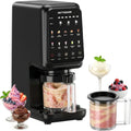 ROTTOGOON Eismaschine, Schwarz, 10 Funktionen mit Mix In Funktion & Selbstreinigend