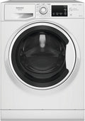 Hotpoint Waschtrockner, 7 kg, Weiß, Freistehend NDB 10736 WA IT, 10 +, Klasse D, 1400 Umdrehungen, Wechselrichter