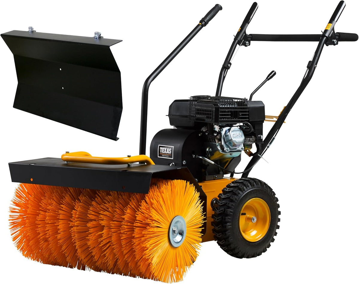 Texas Schneefräse, Schwarz, Handy Sweep 650TG 2in1 212ccm Kehrmaschine Benz