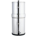 DOULTON Wasserfilter & Enthärter, 12 L, Silber, British Berkefeld Edelstahl-Schwerkraft-Wasserfiltersystem, Mit 2 Ultra Sterasyl-Kartuschen