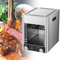 HCAUYNN Elektrische Tischgrills, 220 V, Schwarz, Gewerblicher Steakgrill, Mit 10-Stufigem Rost, Elektrischer Steakgrill